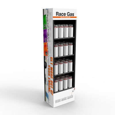 คุณภาพ  Aerosol Paint Metal Display Stands Combustion Improver Metal Display Rack โรงงาน