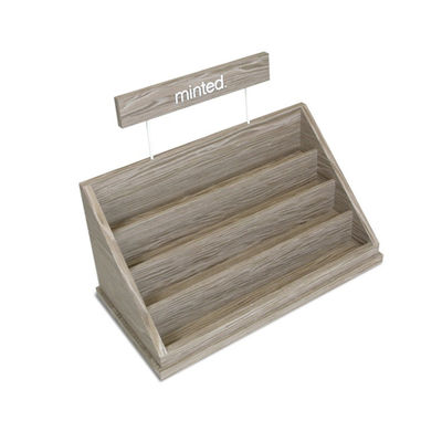 คุณภาพ  POS Jewelry Wooden Display Stand Wooden Countertop Display Organizer Boutique โรงงาน