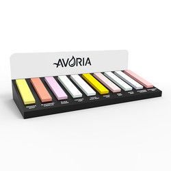 Mordern Eyeshadow Stick Display Stand ชั้นวางเครื่องสำอางอะคริลิคสำหรับร้านค้า