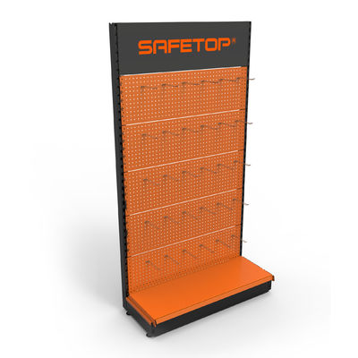 ซูเปอร์มาร์เก็ต Pop Pos Display Gondolas Tool Display Rack Metal Tool โลโก้ที่กำหนดเอง